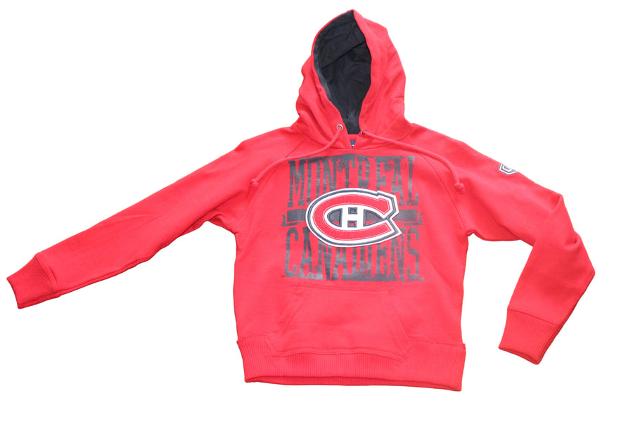 NHL Montreal Canadiens Youth Old Time Hockey Fleece Hoodie - Small