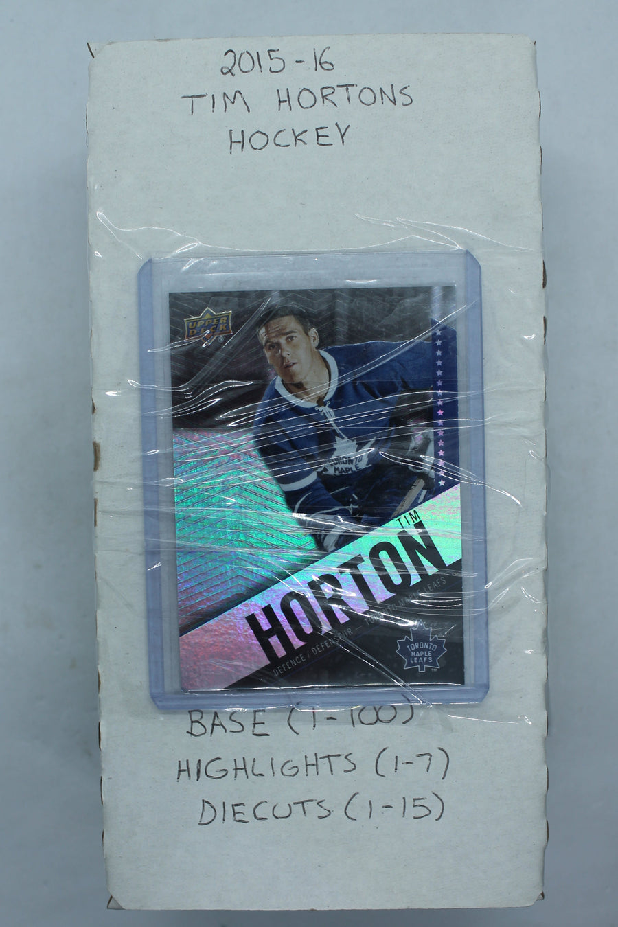 2015-16 Upper Deck Tim Hortons Collector's Series Set (1-100) & Highlights (1-7) & Diecuts (1-15)