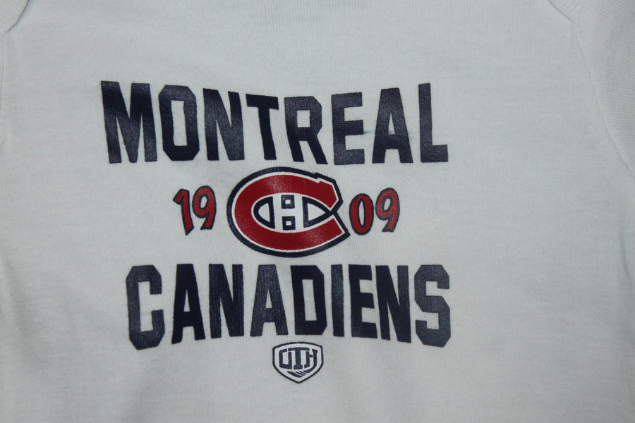 NHL Montreal Canadiens 3 piece Old Time Hockey Infant Big Boys Bodysuit/Onesie Set