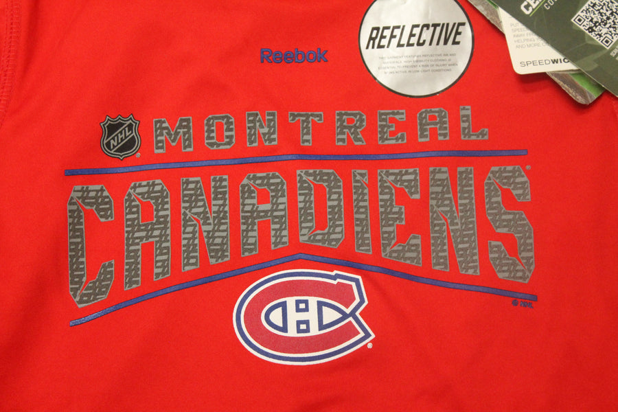 NHL Montreal Canadiens Kids Reebok Reflective SpeedWick Tee