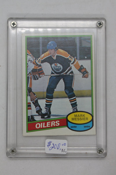 Mark Messier 1980-81 O-Pee-Chee Rookie Card - Edmonton Oilers