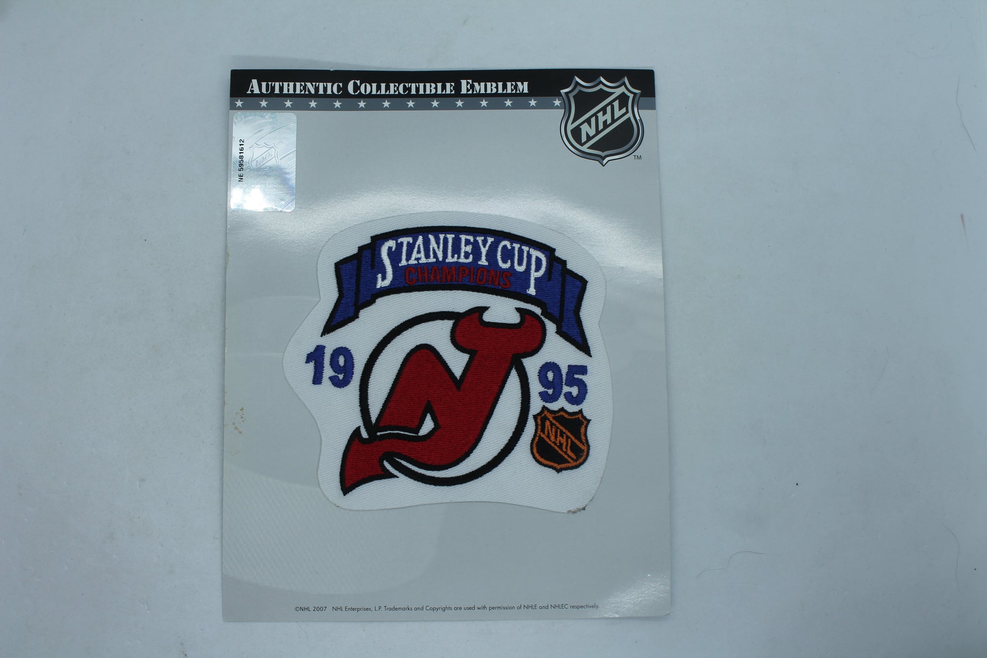 NHL New Jersey Devils Authentic 1995 Stanley Cup Champions Jersey Patch