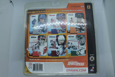 ED BELFOUR MCFARLANE - NHL SERIES 1 - Dallas Stars - White JERSEY (Sale)