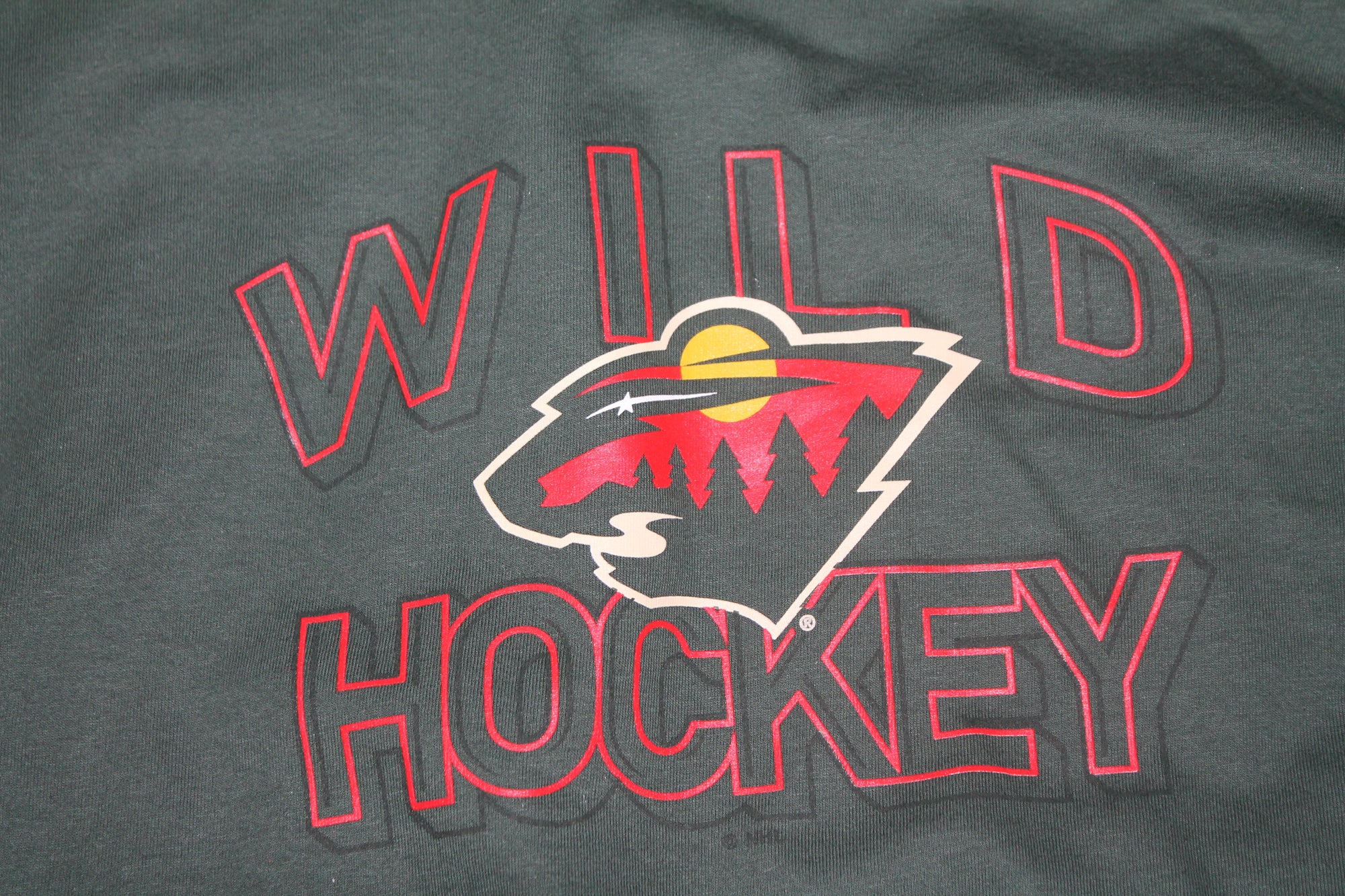 NHL Minnesota Wild Mens Long Sleeve Tee - Large