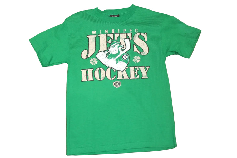 NHL Men's Winnipeg Jets Old Time Hockey St. Pattys Short Sleeve T-Shirt