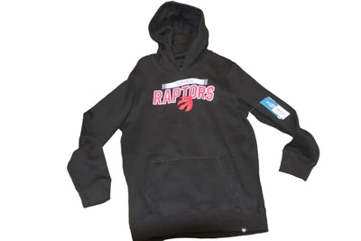 NBA Toronto Raptors '47 Brand Youth Hoodie - Black - XLarge