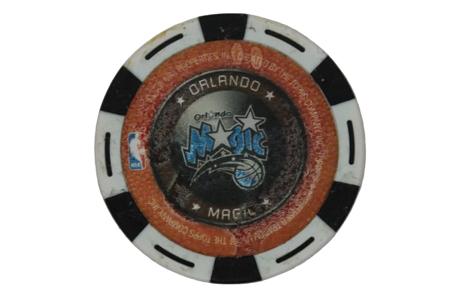NBA 2005-06 Steve Francis NBA Topps Poker Chip White/Black - Magic