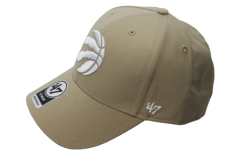 NBA Toronto Raptors '47 Brand MVP Khaki Adjustable Hat