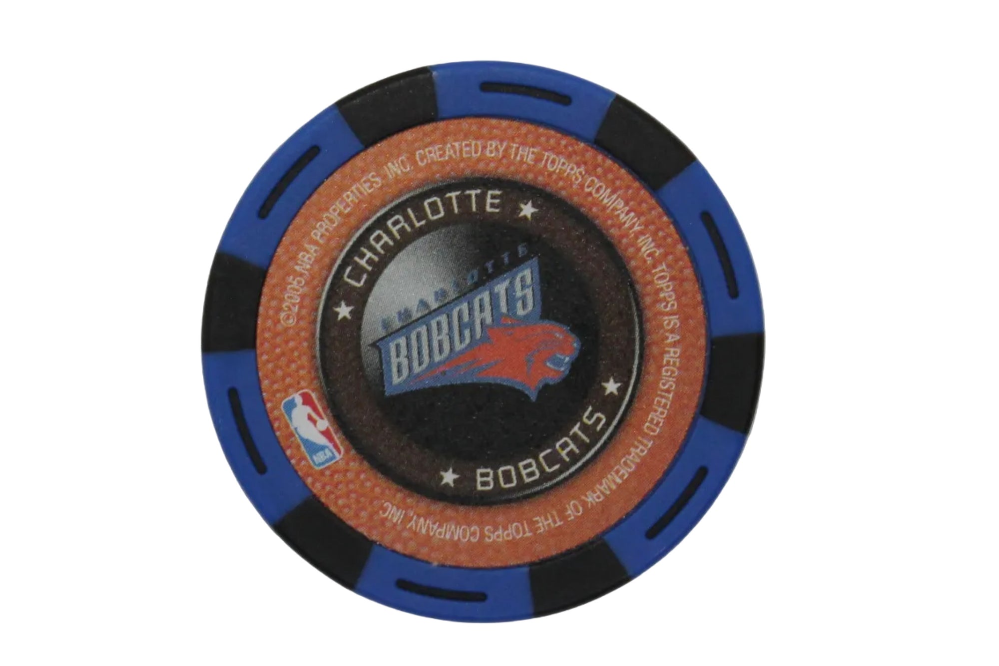 NBA 2005-06 Raymond Felton NBA Topps Rookie Poker Chip Blue/Black - Bobcats