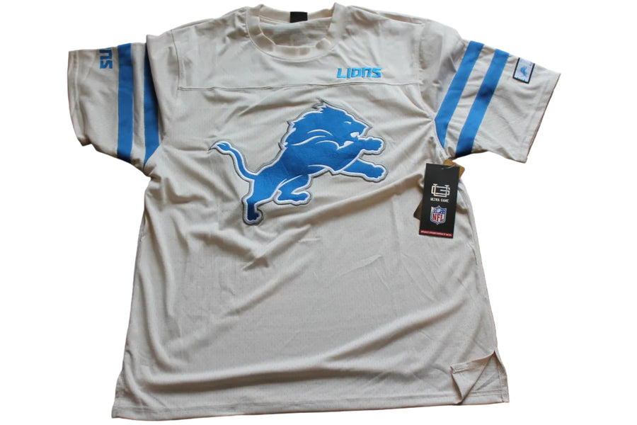 NFL- Men's Ultra Game Team Apparel Detroit Lions Jersey - Large