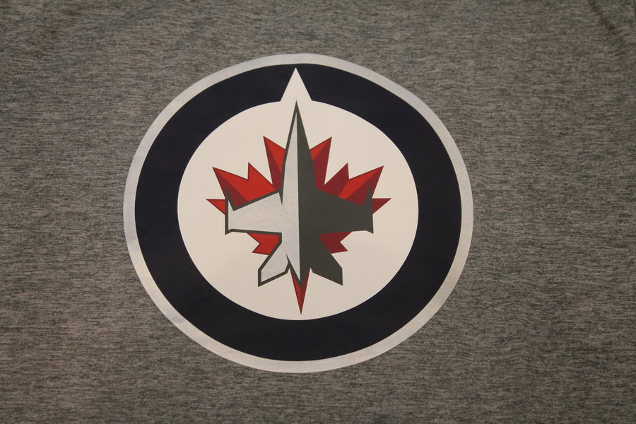 NHL Fanatics - Men's Winnipeg Jets Authentic Pro Short Sleeve T-Shirt - Grey