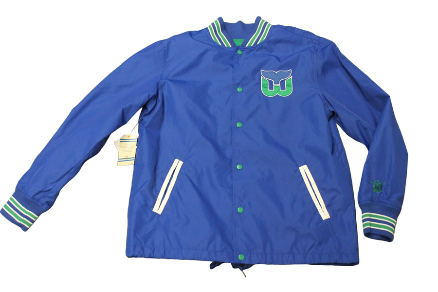 NHL Hartford Whalers Men's Mitchell & Ness Coach's Jacket - Medium