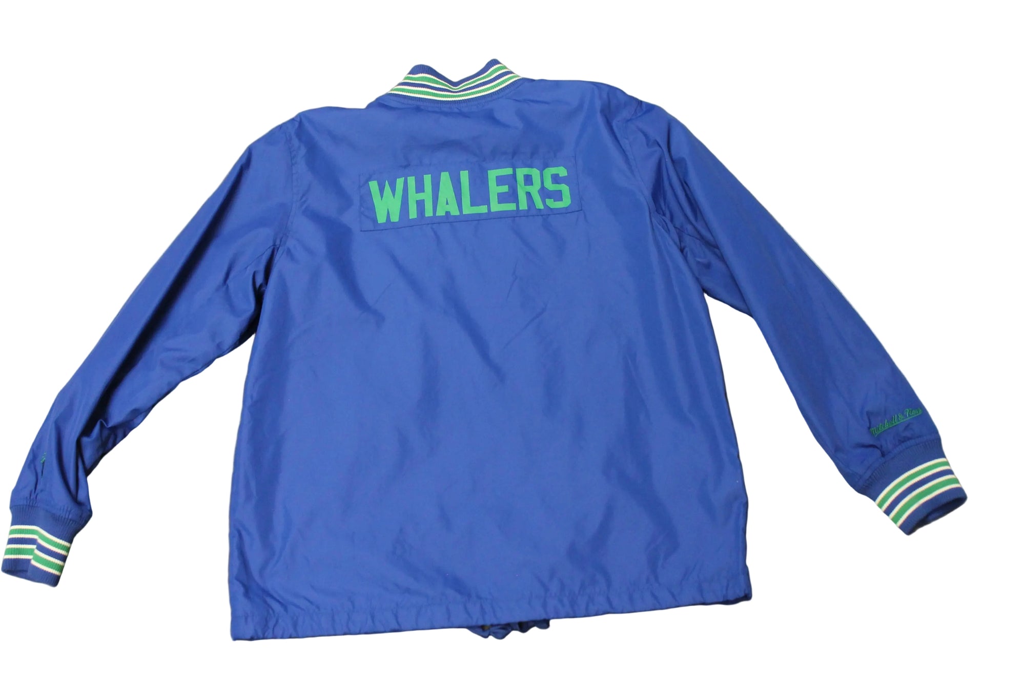 NHL Hartford Whalers Men's Mitchell & Ness Coach's Jacket - Medium
