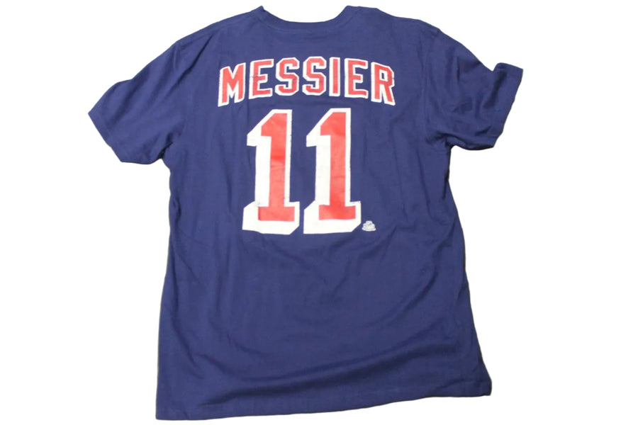NHL New York Rangers Men's Old Time Hockey Mark Messier #11 Tee