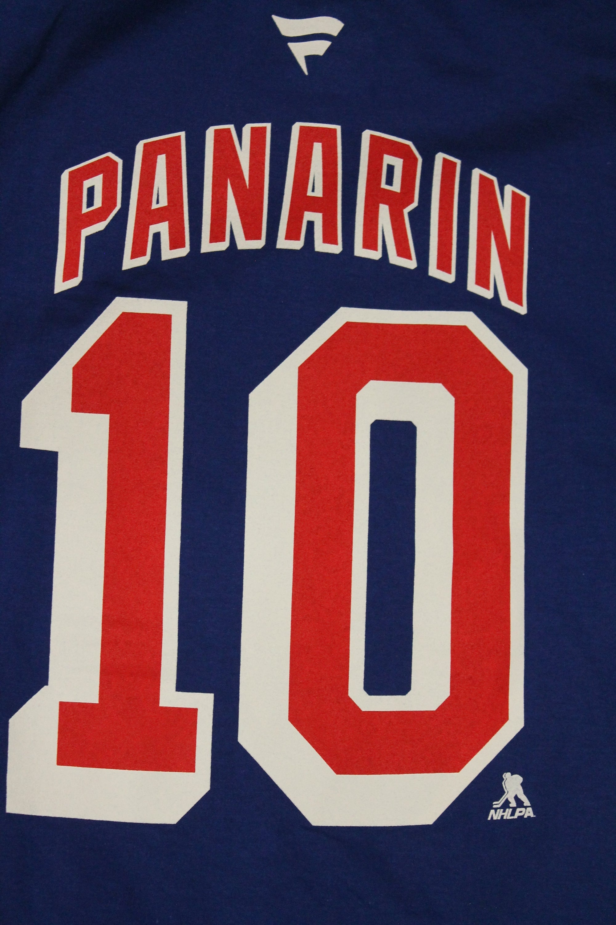 NHL New York Rangers Men's Fanatics Artemi Panarin #10 Tee - XLarge