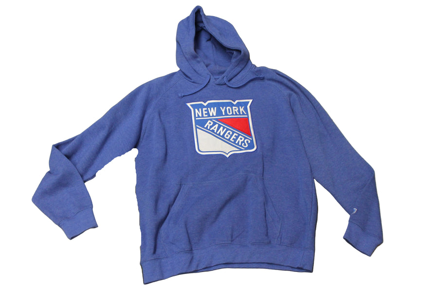 NHL New York Rangers Men's Old Time Hockey Hoodie - Large