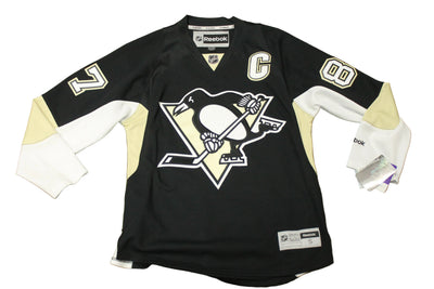 NHL Sidney Crosby #87 Men's Reebok Home Jersey - Pittsburgh Penguins - Small - (Sale)
