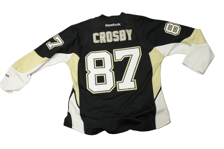 NHL Sidney Crosby #87 Men's Reebok Home Jersey - Pittsburgh Penguins - Small - (Sale)