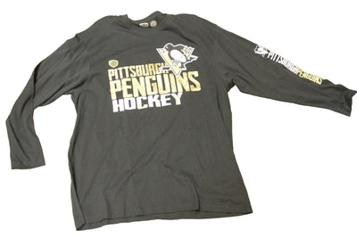 NHL Pittsburgh Penguins Men's Old Time Hockey Longsleeve Tee