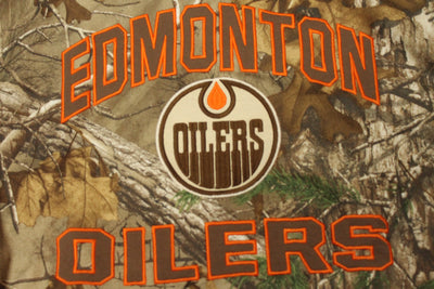 NHL Edmonton Oilers Men's Old Time Hockey Parot Realtree Camo Hoodie