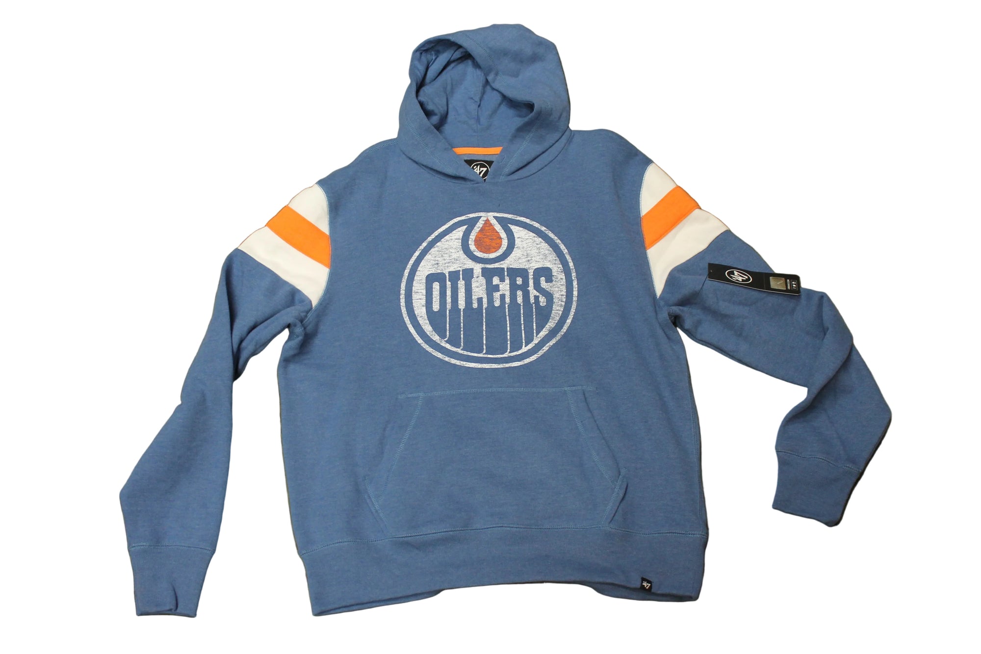 NHL Edmonton Oilers Men's 47 Brand Nico Premier Hoodie - Large