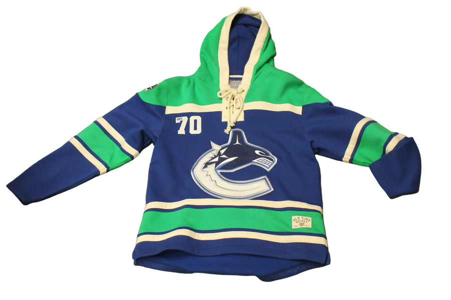 NHL Vancouver Canucks Men's Old Time Hockey Lacer Hoodie - Small