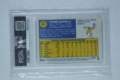 Vladimir Guerrero Jr. Rookie Card 2019 Topps Heritage - PSA Mint 9
