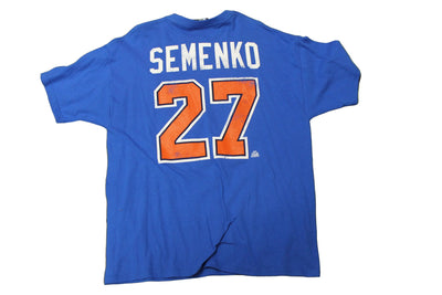NHL Edmonton Oilers Men's Old Time Hockey Dave Semenko #27 Tee - XLarge
