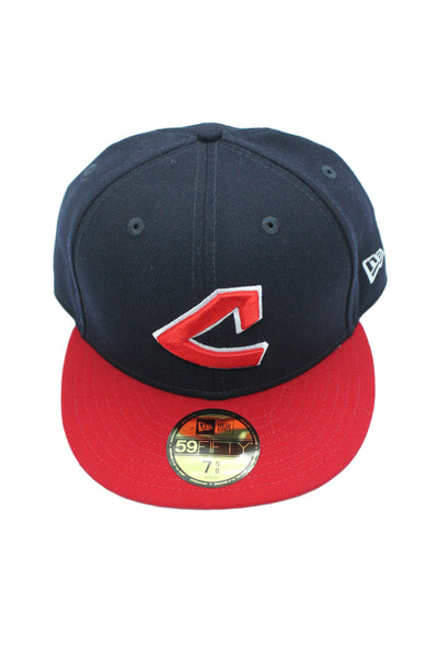 MLB Cleveland Guardians New Era 59Fifty Navy/Red Fitted Hat