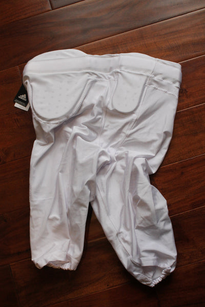 ADIDAS WHITE FOOTBALL INTEGRATED PAD PANT ADULT - XL