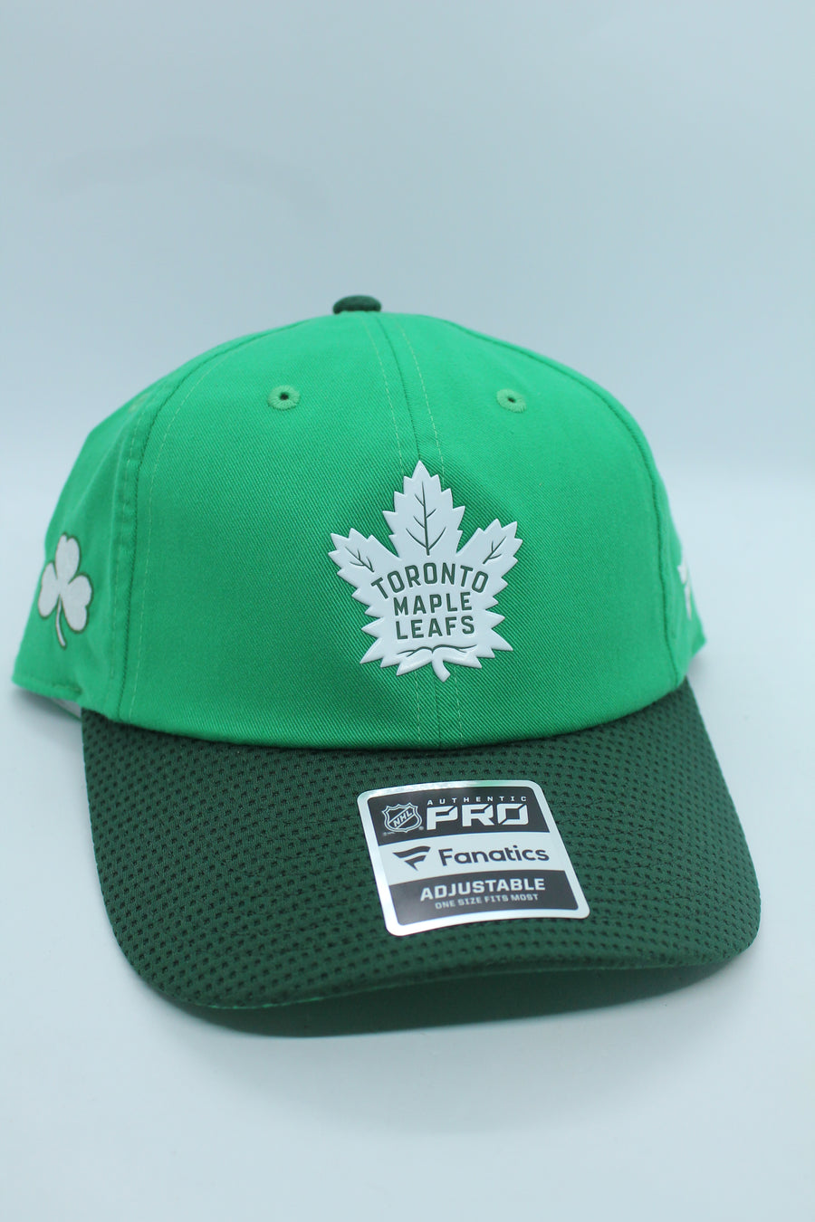 NHL Toronto Maple Leafs Fanatics St. Patrick's Day Kelly Green Adjustable Hat