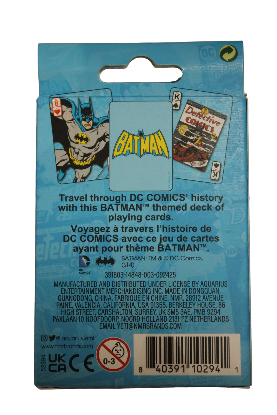 DC Comics Batman Playing Cards