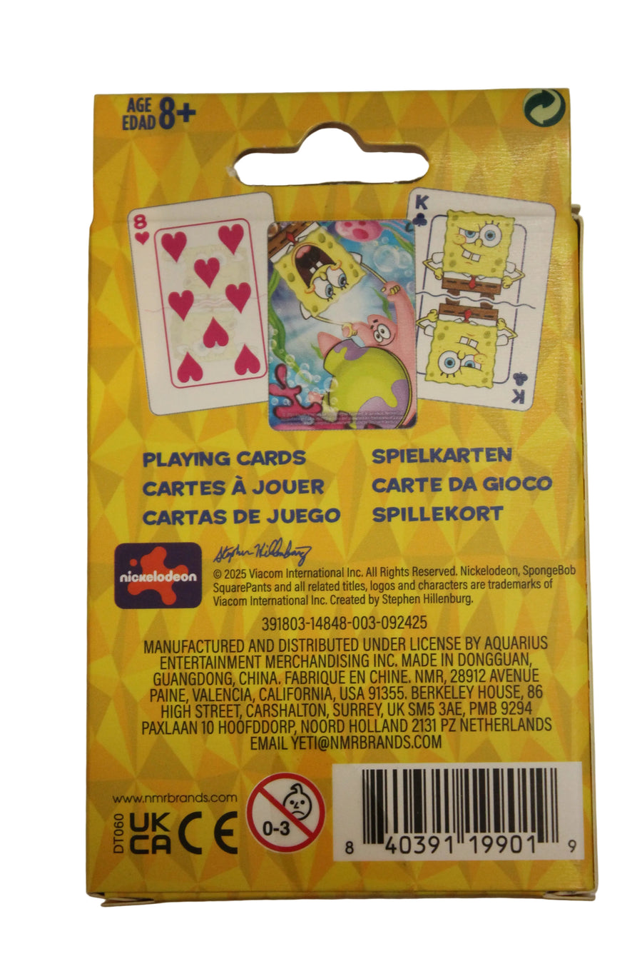 Nickelodeon - SpongeBob SquarePants Playing Cards
