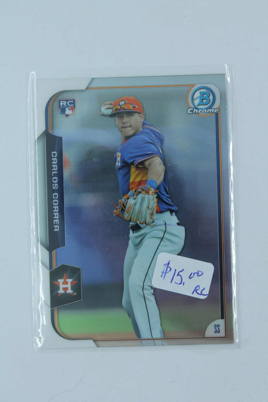 Carlos Correa 2015 Bowman Chrome Rookie Card