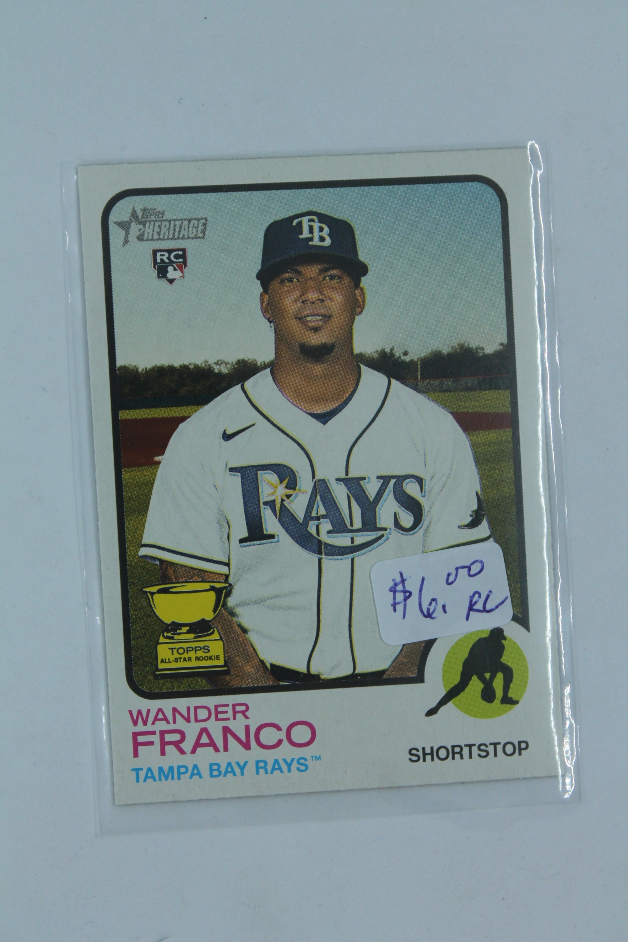 Wander Franco 2022 Topps Heritage Rookie Card