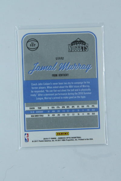 Jamal Murray 2016-17 Panini Donruss Optic Rookie Card