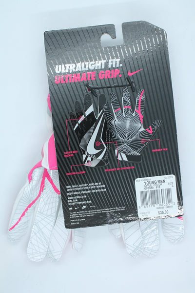 NIKE Vapor Jet 4 FOOTBALL GLOVES - Youth Large (Sale)