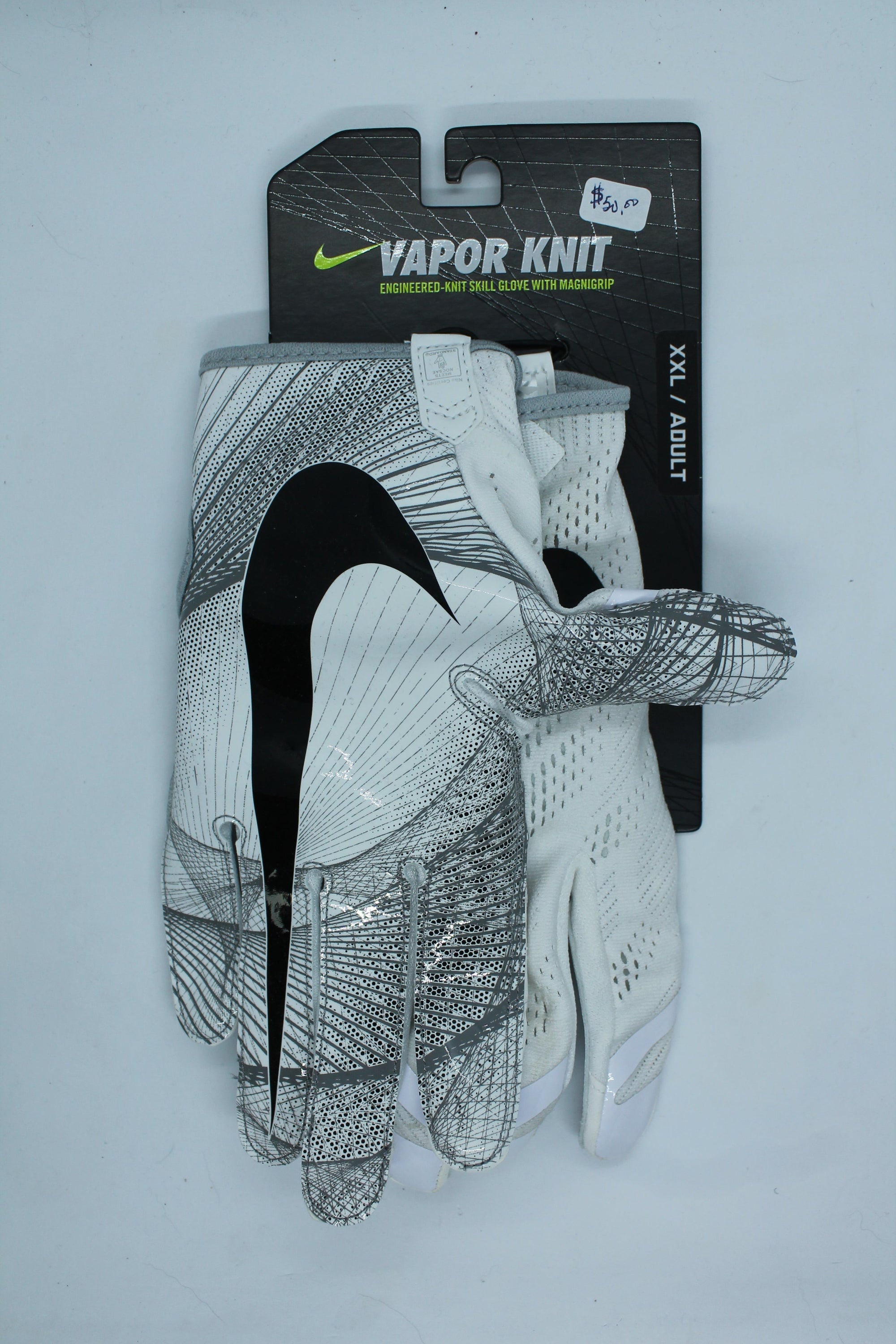 NIKE Vapor Knit FOOTBALL GLOVES - XXL (Sale)
