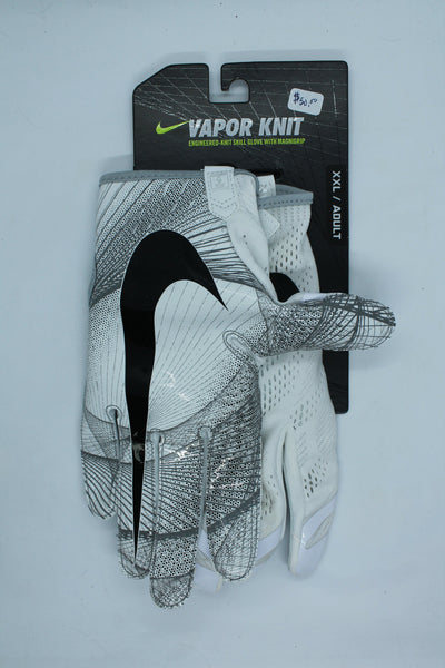 NIKE Vapor Knit FOOTBALL GLOVES - XXL (Sale)