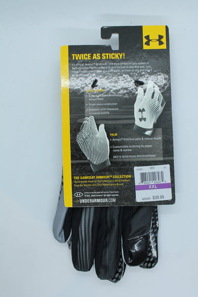 UNDER ARMOUR BLUR FOOTBALL GLOVES - XXL (Sale)