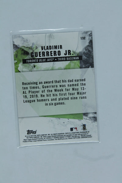 Vladimir Guerrero Jr. 2019 Topps Fire Flame Rookie Card