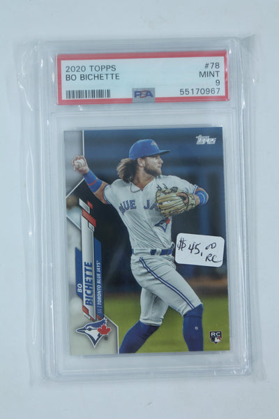 Bo Bichette 2020 Topps Rookie Card - Graded PSA 9