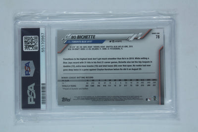 Bo Bichette 2020 Topps Rookie Card - Graded PSA 9