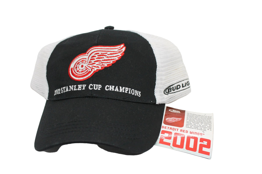 NHL Detroit Red Wings 2002 Stanley Cup Champions Adjustable Hat
