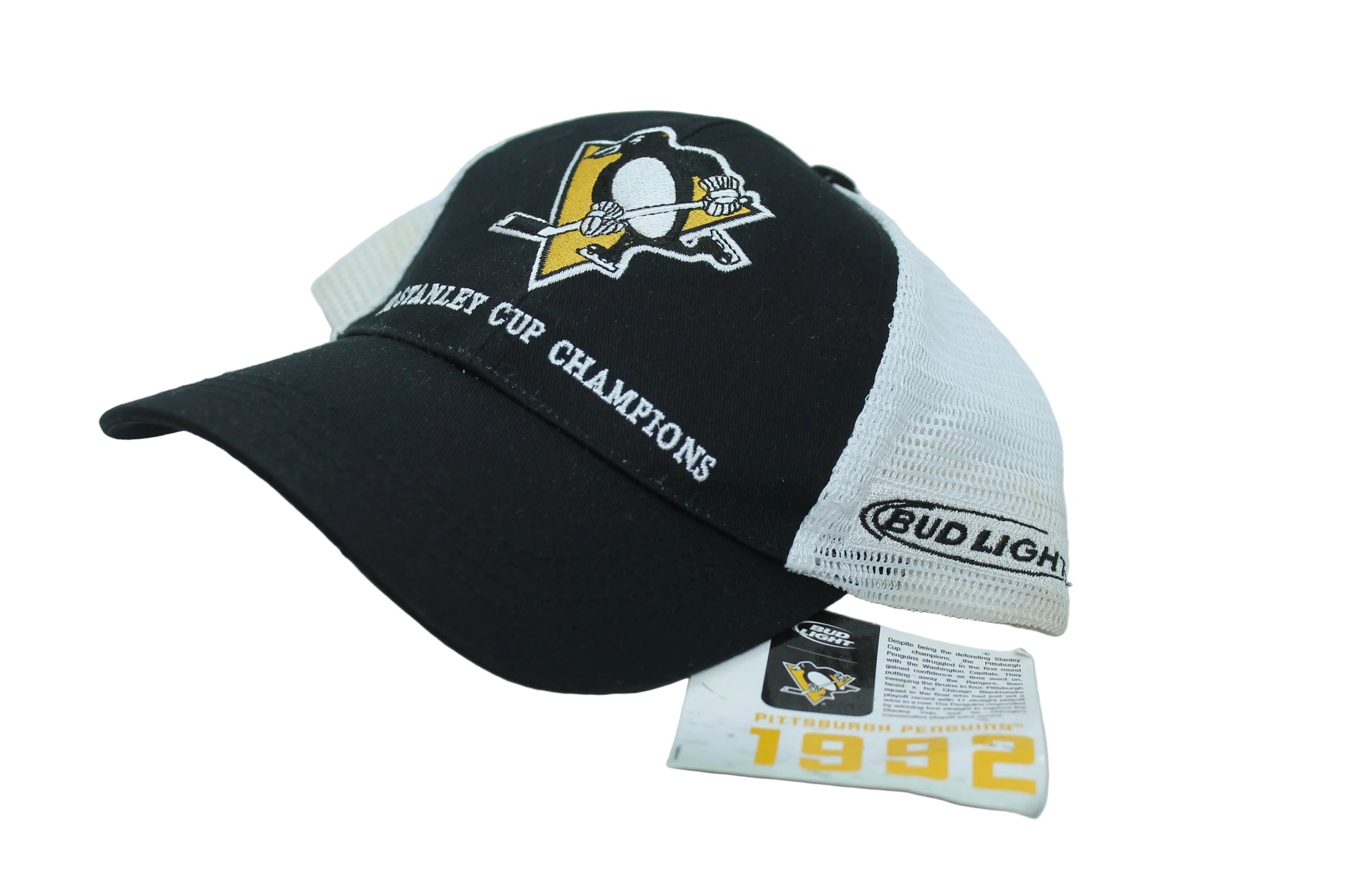 NHL Pittsburgh Penguins 1992 Stanley Cup Champions Adjustable Hat