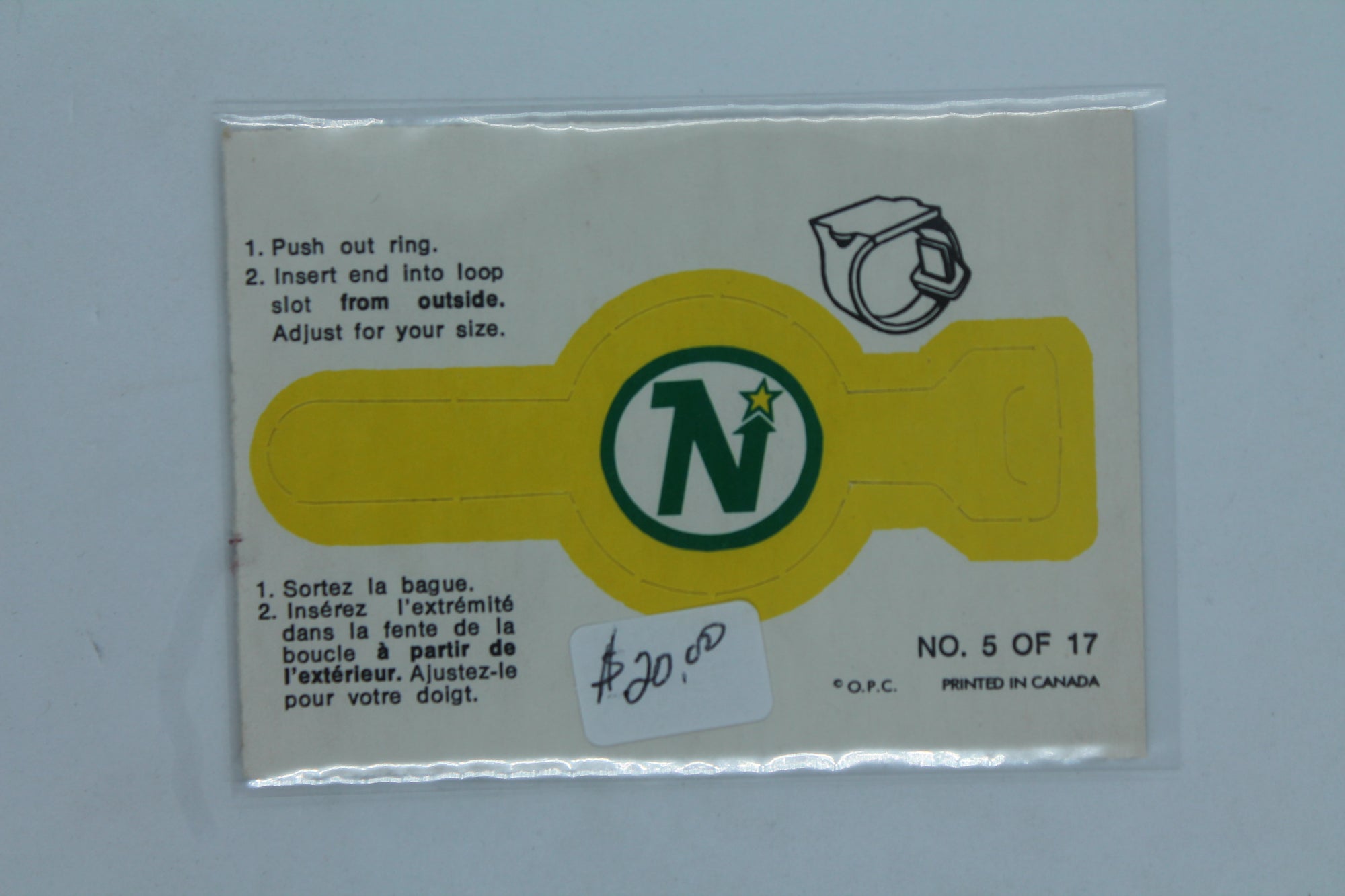 1973-74 O-Pee-Chee - Rings #5 Minnesota North Stars Team