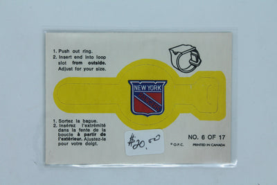 1973-74 O-Pee-Chee - Rings #6 New York Rangers Team