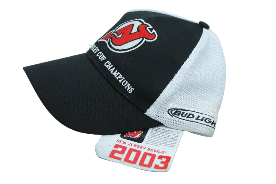 NHL New Jersey Devils 2003 Stanley Cup Champions Adjustable Hat