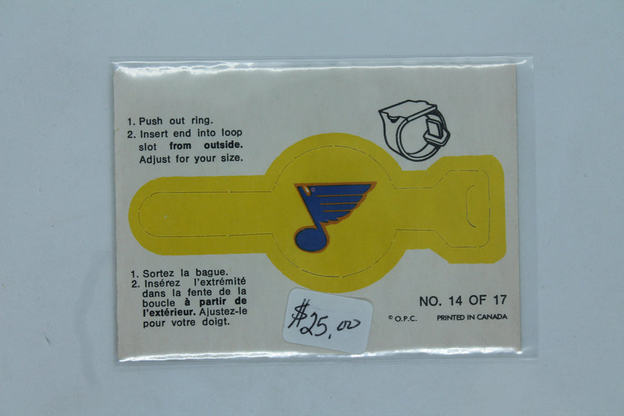 1973-74 O-Pee-Chee - Rings #14 St. Louis Blues Team