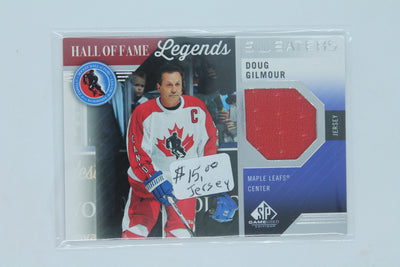 Doug Gilmour 2021-22 Upper Deck SP Game Used - HOF Legends Sweaters #HOF-DG